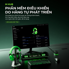 Tai Nghe Gaming Không Dây MCHOSE V9 Pro 2 – THX Spatial Audio, Driver 53mm, Pin 300 Giờ