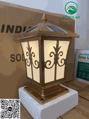 Đèn trang trí trụ cổng thương hiệu GS - Mẫu 4