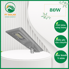 Blue Carbon (80W-100W-120W)- Đèn đường năng lượng mặt trời cao cấp (BH 5 năm)