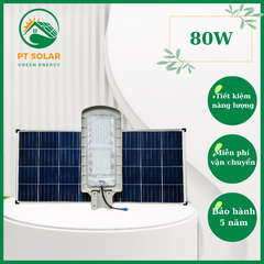 Blue Carbon (80W-120W) - Đèn đường năng lượng mặt trời cao cấp (BH 5 năm)