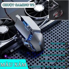 Chuột Gaming Inphic Tần Số 1000Hz 12800dpi LED RGB Chuyên Game Có Dây - Inphic W2