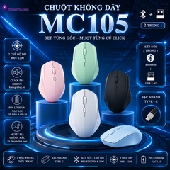 Chuột Không Dây Thiết Kế Công Thái Học Nút Bấm Silent Thiết Kế Công Thái Học -  MC105