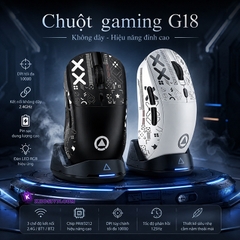 Chuột Gaming Không Dây Nhẹ 3 Mode Kết Nối Có App Điều Chỉnh - G18