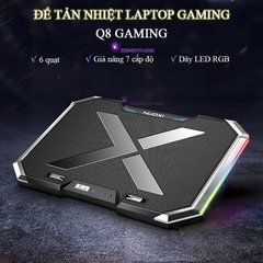 Đế Tản Nhiệt Laptop Gaming Làm Mát Nhanh Chống Ồn Q8