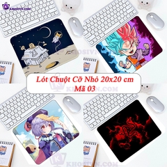 Lót Chuột, Bàn Di Chuột Nhỏ 21 x 26cm Dễ Thương Có Bo Viền - Mã 03
