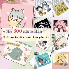 Lót Chuột, Bàn Di Chuột Nhỏ 21 x 26cm Dễ Thương Có Bo Viền Mã 3