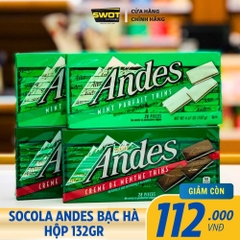 SOCOLA ANDES BẠC HÀ - HỘP 132GR