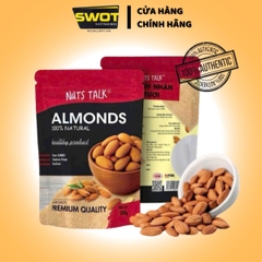 Hạt Nuts Talk Túi 500g các loại- Hạnh nhân / Hạnh nhân rang bơ / Óc chó / Hạt dẻ / Hạt bí xanh / Hạt điều, có thể dùng trực tiếp hoặc chế biến thành nhiều món ăn hấp dẫn - SWOT