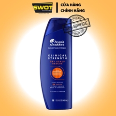 Dầu gội Head & Shoulder Mỹ Clinical Strength 400ml, Dầu gội sạch diệt sạch gàu, dưỡng tóc chắc khỏe