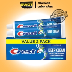 Kem đánh răng Crest Mỹ, Kem đánh răng bảo vệ răng chắc khỏe, trắng sáng, hương bạc hà thanh mát