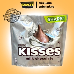 Socola Hershey's Kisses / Nuggets Share Pack của Mỹ - Vị Sữa, Hạnh Nhân, Socola Đen Đậm Vị Thơm Ngon - SWOT