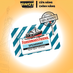 Kẹo Con Tàu Fisherman’s Friend đủ vị 25g - Bạc Hà, Cherry, Cam Chanh, Quýt, Táo Quế, Khuynh Diệp -SWOT