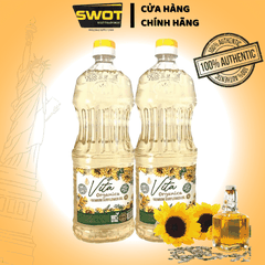 Dầu Ăn VITA ORGANICA của Nga, được chiết xuất từ hạt hướng dương hoàn toàn tự nhiên, tốt cho tim mạch và hệ tiêu hóa, phù hợp với các chế độ ăn, mặn hoặc ăn chay đều được -SWOT