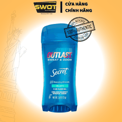 Sáp Khử Mùi Secret Mỹ Chai 73g nhiều mùi - SWOT