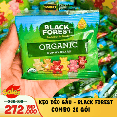 COMBO 20 GÓI KẸO DẺO GẤU BLACK FOREST - MỸ