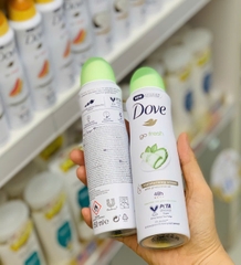 Xịt khử mùi Dove 48H Mỹ 150ml nhiều hương, Xịt khử mùi dove bản Mỹ cao cấp, hương thơm nhẹ nhàng, lâu hương lên đến 48h
