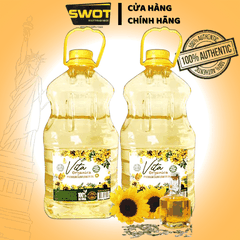 Dầu Ăn VITA ORGANICA của Nga, được chiết xuất từ hạt hướng dương hoàn toàn tự nhiên, tốt cho tim mạch và hệ tiêu hóa, phù hợp với các chế độ ăn, mặn hoặc ăn chay đều được -SWOT