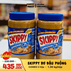 COMBO 2 HỘP BƠ ĐẬU PHỘNG SKIPPY - 1,36KG