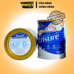 SỮA ENSURE ÚC LON 850GR HƯƠNG VANILLA - Bổ sung đạm chất lượng cao giúp duy trì cơ bắp khỏe mạnh, Cung cấp đầy đủ vitamin và khoáng chất thiết yếu - SWOT