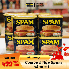 COMBO 4 HỘP SPAM BÁNH MÌ
