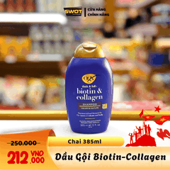 DẦU GỘI BIOTIN - COLLAGEN - CHAI 385ML
