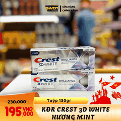 KĐR CREST 3D WHITE HƯƠNG MINT - 130GR
