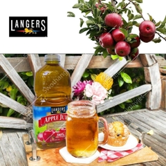 Nước ép trái cây LANGERS 1.89L Mỹ vị Táo, Nước ép từ táo tươi ngon không chất bảo quản, nhiều dinh dưỡng chống oxi hóa