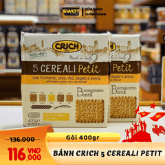 BÁNH CRICH NGỦ CỐC 5 LOẠI HẠT