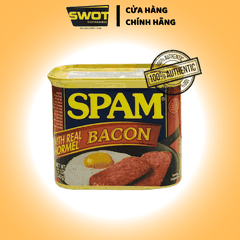Thịt hộp SPAM Mỹ 340g, Thịt heo hộp Mỹ thơm ngon đậm vị, giàu chất dinh dưỡng