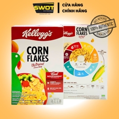 NGŨ CỐC ĂN SÁNG KELLOGG'S DINH DƯỠNG CHO BÉ CÓ NHIỀU VỊ - COCO POPS /CORN FLAKES /COCO GALAXY /FROOT LOOPS /FROSTIES - SWOT