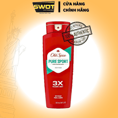 Sữa tắm Nam Old Spice Body Wash Mỹ 532ML, Sữa tắm dạng gel sạch mát da tạo bọt nhiều, hương nam tính - SWOT