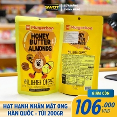 HẠT HẠNH NHÂN MẬT ONG HÀN QUỐC - TÚI 200GR