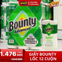 LỐC 12 CUỘN GIẤY BOUNTY