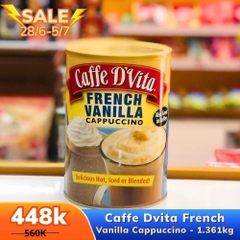 CAFFE DVITA FRENCH VANILA - HỘP 1,36KG
