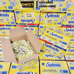 Combo 50 gói Đường ăn kiêng SPLENDA Mỹ, Đường thiên nhiên không calorie Mỹ, hỗ trợ ăn kiêng giảm cân - SWOT