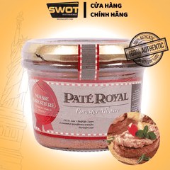 Pate Royal gan ngỗng Made in FRANCE 180g, thơm ngon, đậm vị, nguyên liệu tự nhiên phù hợp dùng cho gia đình, có thể ăn kèm cùng bánh mì hoặc dùng trực tiếp - SWOT