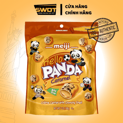 Bánh gấu Meji 198g các loại của Mỹ, là món ăn vặt thơm ngon phù hợp cho cả trẻ em và người lớn, có nhiều hương vị đa dạng như Chocolate, Vani, Dâu hay Caramel, đem đến trải nghiệm ngọt ngào và bất ngờ cho mọi cuộc vui - SWOT