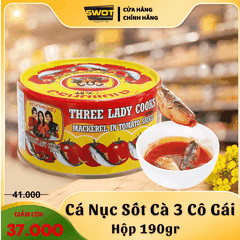 CÁ NỤC SỐT CÀ 3 CÔ GÁI CỦA THÁI LAN - HỘP 190GR