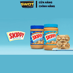 Bơ Đậu Phộng Skippy 1.36kg của Mỹ, hương thơm béo ngậy từ hạt đậu phộng, bơ mềm mịn có thể ăn kèm cùng bánh mì, hoặc chế biến theo sở thích, ít calo phù hợp với người ăn kiêng - SWOT