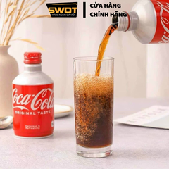 Thùng 24 lon Nước ngọt Coca Cola Nhật nắp vặn 300ml, chính hãng Nhật Bản, thơm ngon đậm vị