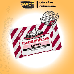 Kẹo Con Tàu Fisherman’s Friend đủ vị 25g - Bạc Hà, Cherry, Cam Chanh, Quýt, Táo Quế, Khuynh Diệp -SWOT