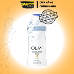 Sữa tắm OLAY Mỹ 650ml & 887ml, Hương Dâu I Bơ Hạt Mỡ I Muối Biển I Tẩy Tế Bào Chết - SWOT