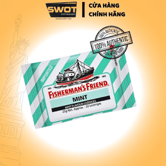Kẹo Con Tàu Fisherman’s Friend đủ vị 25g - Bạc Hà, Cherry, Cam Chanh, Quýt, Táo Quế, Khuynh Diệp -SWOT