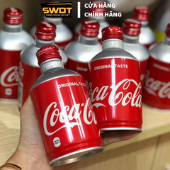 Thùng 24 lon Nước ngọt Coca Cola Nhật nắp vặn 300ml, chính hãng Nhật Bản, thơm ngon đậm vị