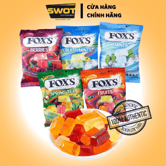Kẹo trái cây Fox's nhiều vị, kẹo trái cây tự nhiên, an toàn sức khỏe, kẹo thơm, chua ngọt tự nhiên - SWOT