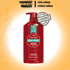 Dầu Gội - Xả Old Spice 2in1 3 mùi Chai 650ML của Mỹ - SWOT