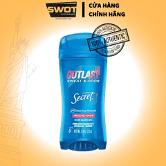 Sáp Khử Mùi Secret Mỹ Chai 73g nhiều mùi - SWOT