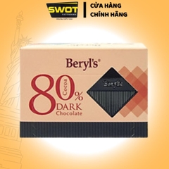Socola Beryl's Cao Cấp Nhập Khẩu chính hãng, Chocolate đắng hương vị cacao và ngọt vừa phải Food Thức Ăn Ăn Vặt Socola - SWOT