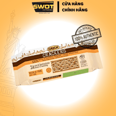 Bánh quy giòn Crich Bio Cracker Ý 250g, Bánh quy giòn sinh học Ý cao cấp, thơm ngon thượng hạng, hỗ trợ ăn kiêng - SWOT