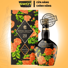 Rượu Chivas Royal Salute 21 Richard Quinn Roses Edition II 700ml là phiên bản giới hạn cao cấp, kết hợp hương vị whisky 21 năm trứ danh với thiết kế hoa hồng tinh tế của nhà thiết kế Richard Quinn - SWOT